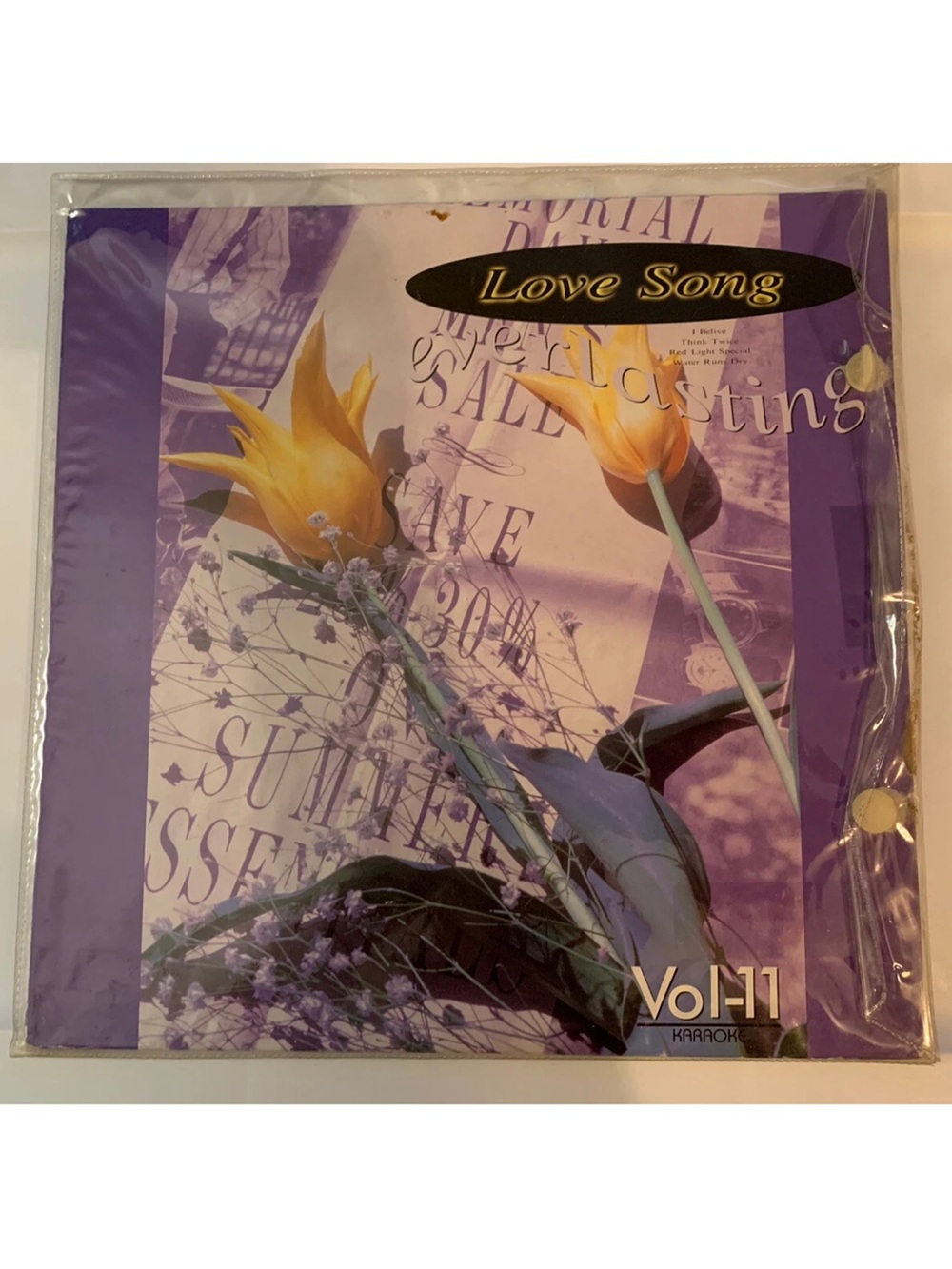 Everlasting Love Song Laserdisc LD‎ KARAOKE LOVE SONGS Vol 11